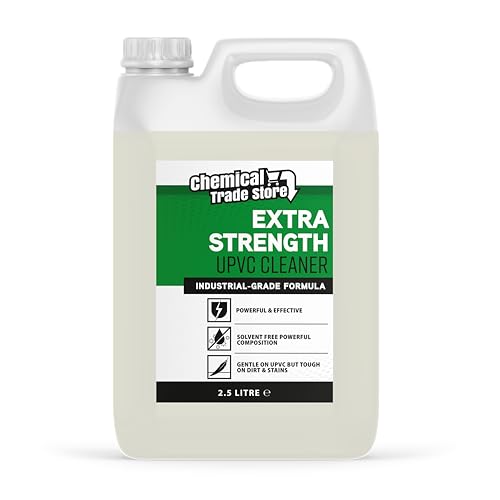 Chemical Trade Store - UPVC Cleaner for Hard Plastic, Doors, Gutters and Window Frames - 2.5 Litre