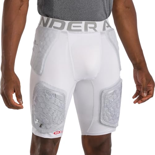 Under Armour Gameday Pro 5-Pad, Mens Football Girdle White