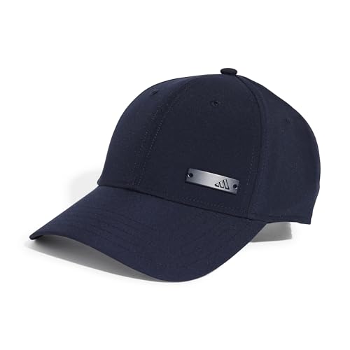 (-36%) adidas Unisex Baseball Lightweights Metal Hat, Legend Ink, M-L