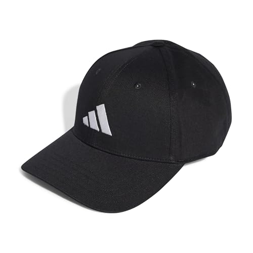 🔥 STARKER PREIS (-53%) adidas Unisex Baseball Cotton New Logo Hat, Black/White, XXS-XS