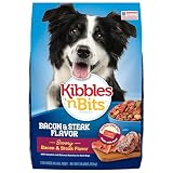 Kibbles 'n Bits Dry Dog Food, Savory Bacon & Steak Flavor, 3.5 lb. Bag
