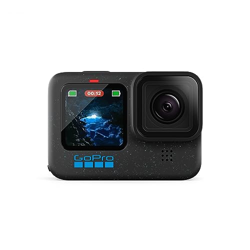 GoPro HERO12 Black - Waterproof Action Camera with 5.3K60 Ultra HD Video, 27MP Photos, HDR, 1/1.9" Image Sensor, Live St