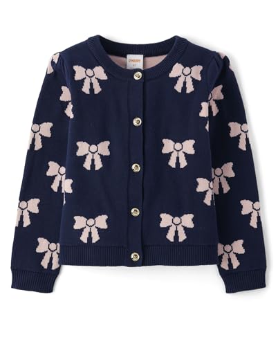 Gymboree,and Toddler Long Sleeve Cardigan Button Up Sweater,Tidal Bows,7