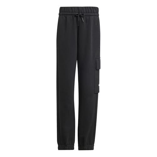 🔥 SELTEN SO GÜNSTIG (-60%) adidas Unisex Kinder Essentials Single Pocket Cargo Pants, Black/White, 3-4 Years