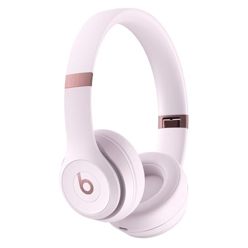Beats Solo 4 - Wireless Bluetooth On-Ear Headphones, Apple & Android Compatible, Up to 50 Hours of Battery Life - Cloud Pink