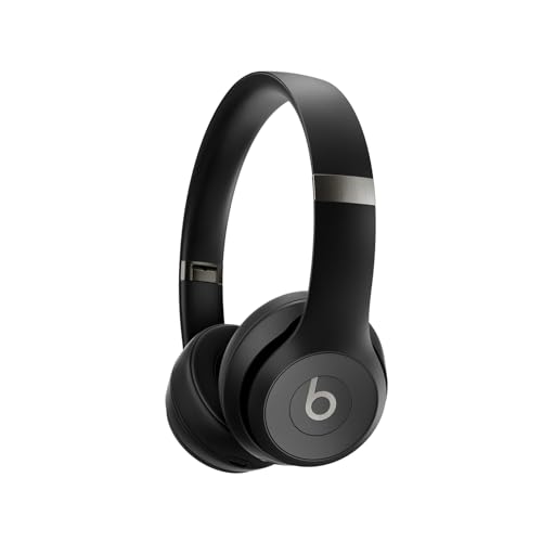 Beats Solo 4 - Auriculares inalámbricos Bluetooth en la oreja, compatibles con Apple y Android, hasta 50 horas de duración de la batería, color negro mate