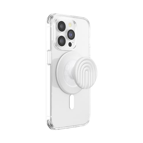 PopSockets Phone Grip for MagSafe, Magnetic Holder, Phone Stand, Boho - Coconute Creme