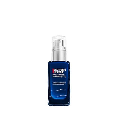 (-14%) Biotherm Homme Force Supreme Blue Serum, revitalisierendes Anti Aging Gesichtsserum für die tägliche Gesichtspflege, Power-Kur für Männer