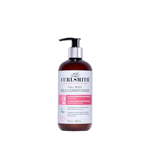 CURLSMITH Full Body Conditioner - Lightweight Volume Conditioner, Moisturizing & Detangling, For All Curl Types, Vegan & Cruelty Free (12 oz)