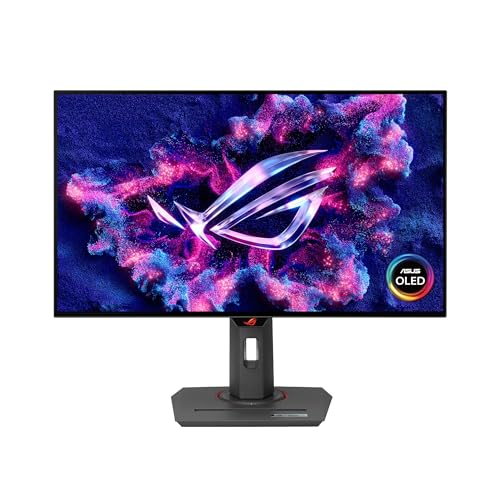 ASUS ROG Strix 27” 1440P OLED Gaming Monitor (XG27AQDMG) - QHD, Glossy OLED, 240Hz, 0.03ms, Custom Heatsink, Anti-flicker,Uniform Brightness, G-SYNC Compatible, 99% DCI-P3, DisplayWidget, 3yr warranty
