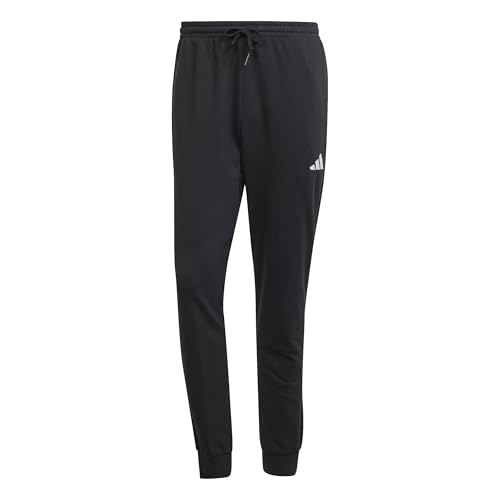 🔥 STARKER PREIS (-66%) adidas Herren Essentials Feelcozy French Terry Pants, Black/White, S
