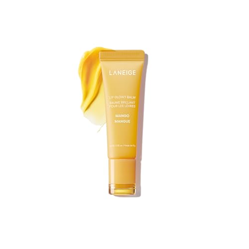 LANEIGE Lip Glowy Balm: Sheer Tinted Lip Treatment Balm Tube with Shea & Murumuru Butters for Hydrating, Moisturizing, Glossy, Non-Sticky Shine, Berry