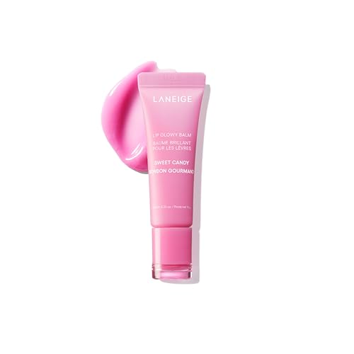 LANEIGE Lip Glowy Balm: Sheer Tinted Lip Treatment Balm Tube with Shea & Murumuru Butters for Hydrating, Moisturizing, Glossy, Non-Sticky Shine, Berry