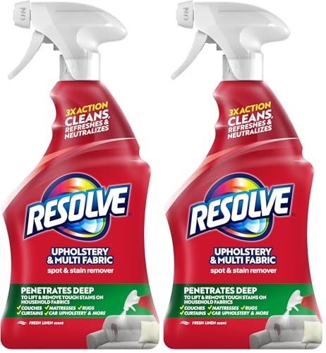 Resolve 22 fl oz Liquid Multi-Fabric Cleaner and Upholstery Stain Remover (Pack of 2)