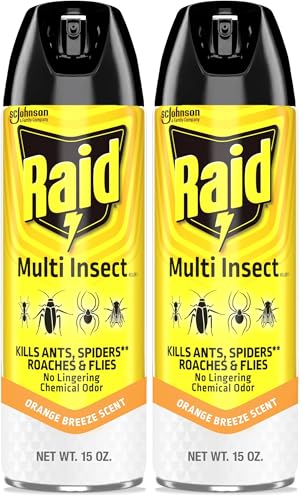 Raid Multi Insect Killer Orange Breeze Scent Bug Killer For Indoor