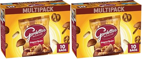 Gardetto's Snack Mix, Original Recipe, Multipack Snack Bags, 1.75 oz, 10 ct (Pack of 2)