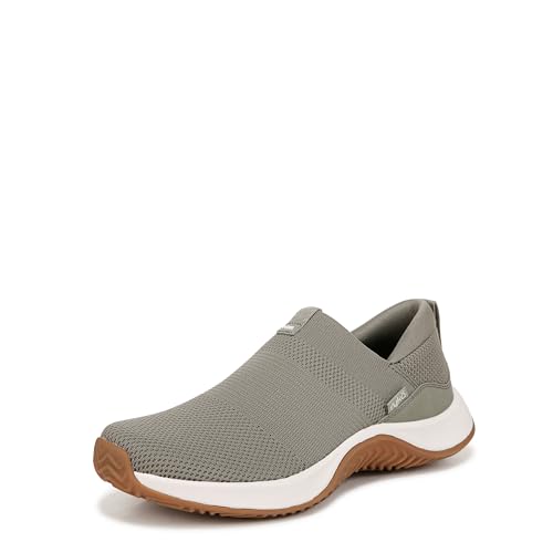 Ryka Womens Encore Knit Slip On Sneaker Slip On Shoes Vetiver Green 8 M