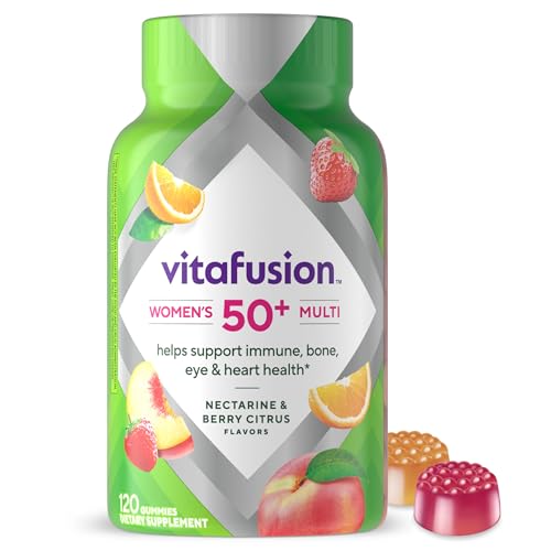 Vitafusion Women's 50+ Daily Multivitamin, Gummy Vitamins, 120 Ct