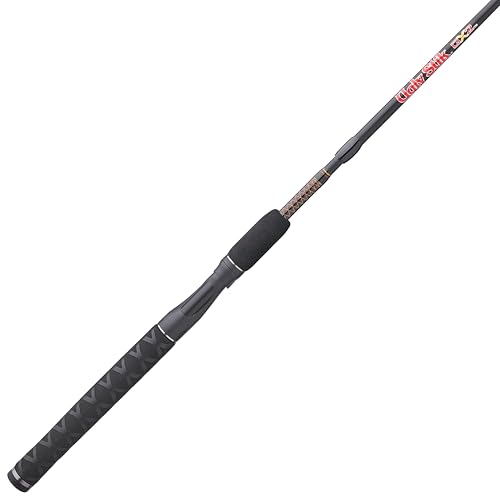 Ugly Stik 6’6” GX2 Spinning Rod, Three Piece Spinning Rod, 6-15lb Line Rating, Medium Rod Power, Moderate Fast Actio