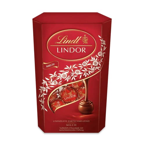(-41%) Lindt Schokolade | LINDOR Kugeln Milch, 500g Cornet, Geschenk, Großpackung
