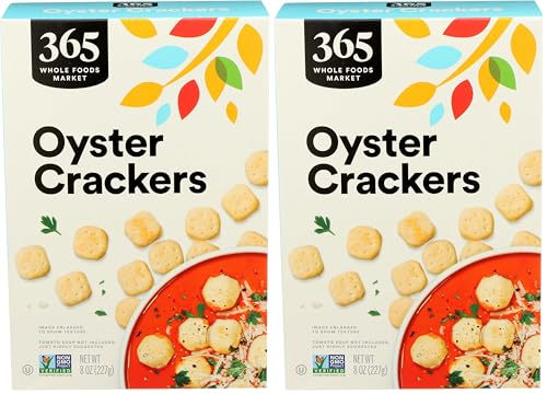 365 by Whole Foods Market, Oyster Crackers, 8 Ounce (Pack of 2)