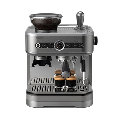 (-26%) PHILIPS Espressomaschine Barista Brew, Silber, Espresso & Americano