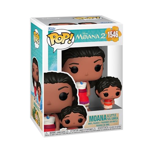 Funko POP & Buddy: Moana 2 - Moana & Simea - Collectable Vinyl Figure - Gift Idea - Official Merchandise - for Kids & Adults - Movies Fans - Model Figure for Collectors and Display