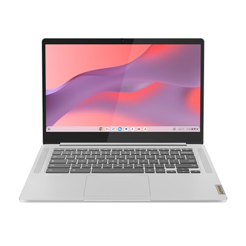(-14%) Lenovo IdeaPad Slim 3 Chromebook 14M868 Laptop 14 Zoll FHD (MediaTek Kompanio 520, RAM 4 GB, eMMC 64 GB, Arm Mali-G52 Graphics, Chrome OS) Französische AZERTY-Tastatur – Grau