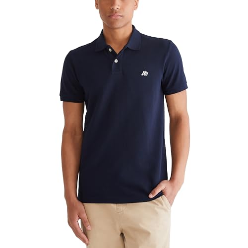 AEROPOSTALE Men's Polo, Heritage Navy, X-Small