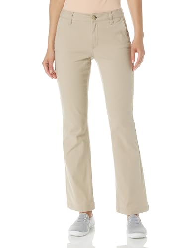 AEROPOSTALE Women's Aero Classic Uniform Pant, Summer Tan, 12