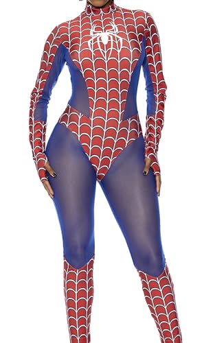Forplay Women's Neighborhood Hero Comic Book Character Costume, Multicolor, L/XL