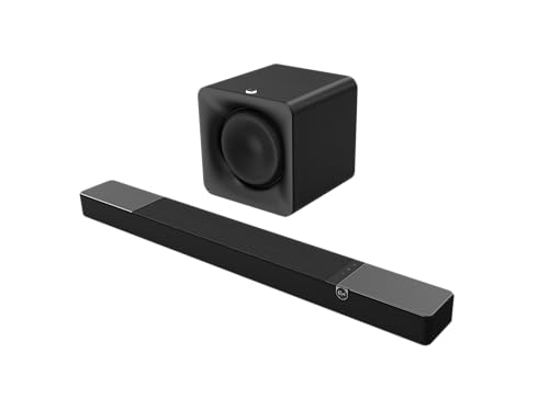 Klipsch Flexus Sound System: CORE 200 Sound Bar, 10" SUB 100 Subwoofer, Powered by Onkyo with Bluetooth, Dolby Atmos and Custom Tuned Bass - Black