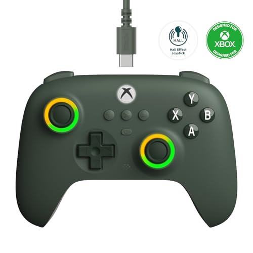 8BitDo Ultimate C Wired Controller for Xbox with Hall Effect Joysticks and Triggers