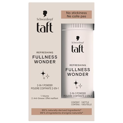 Taft Poudre Coiffante 2en1 10g Volume Instantané Matifiant Sans Residus | poudre coiffante,volume instantané,anti‑sébum,matifiant,sans résidus,ne colle pas,cheveux légers,application racines,styling