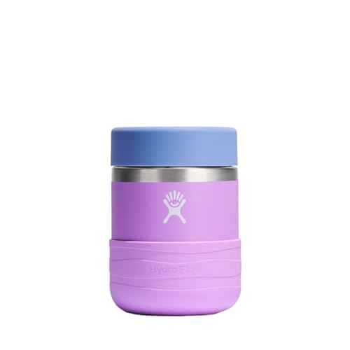 Hydro Flask Insulated Food Container - Snack Container for Kids and Lunch Box - 12 Oz Food Jar in Anemone Purple
