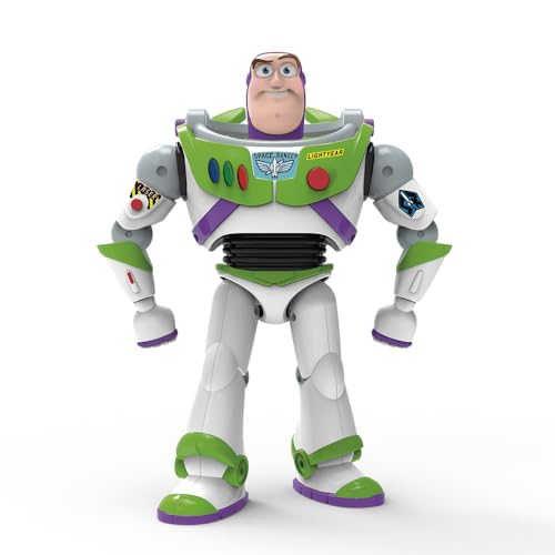 Boneco Buzz Lightyear Toy Story com Luz e Som Original Toyng 30cm Articulado com Frases em Português – Brinquedo Interat...