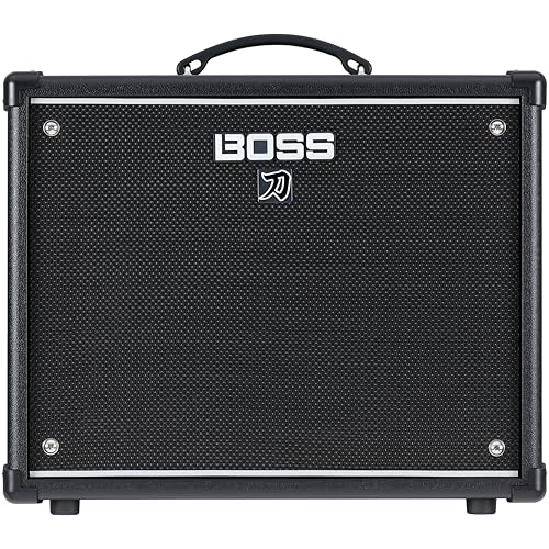 BOSS Katana-50 Gen 3 Guitar Amplifier | Compact 50-Watt Combo Amp | Custom 12-Inch Speaker | Evolved Tube Logic Sound | 12 Amp Characters | Onboard BOSS Effects | Advanced Connectivity & More