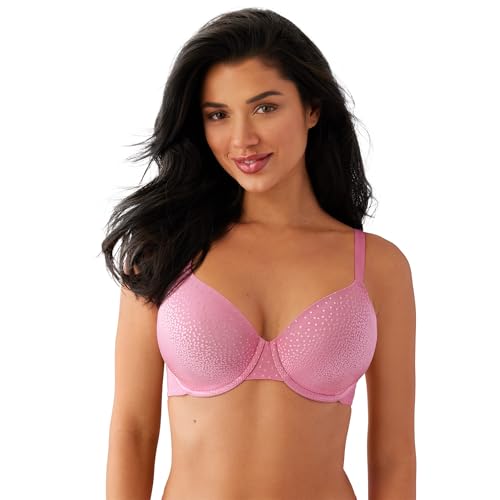 Wacoal Women's Back Appeal Lightly Padded Full Coverage T-Shirt Bra, 853303, Chateau Rose, 36D