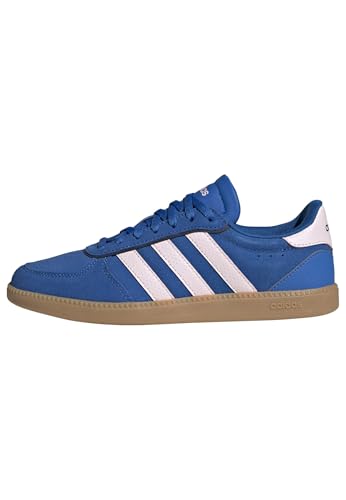 adidas Women's Breaknet Sleek Sneaker, Bright Royal/Clear Pink/Carbon, 8.5