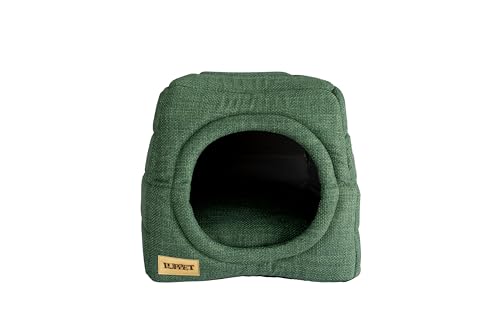 Cama Iglu para Cães e Gatos Luppet, Verde, Tamanho G
