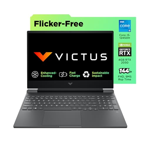 HP Victus, 12th Gen Intel Core i5-12450H, NVIDIA RTX 2050-4GB, 16GB DDR4, 512GB SSD, FHD IPS, 15.6"/39.6cm, 144Hz, Win 11, Office 21, Blue, 2.3kg, fa1