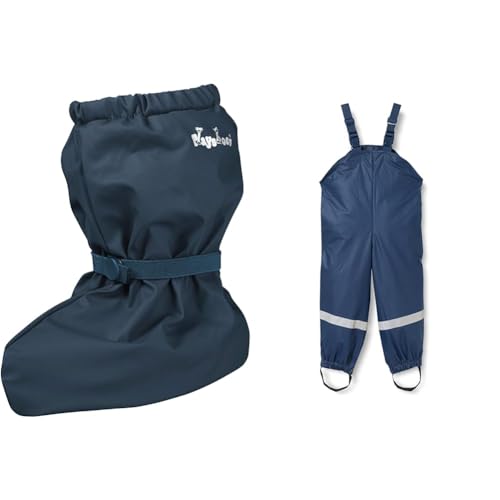 (-25%) Playshoes Regenschuh Marine Small, Wind- und wasserdichte Regenhose Regenbekleidung Marine 128