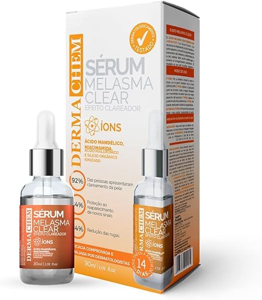 Sérum Facial Clareador de Manchas Melasma Clear Dermachem 30ml