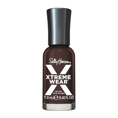 Sally Hansen Xtreme Wear Nail Polish | Streak-Free, Shiny Finish, Long-Lasting, Chip-Resistant, Opaque | Macaroon | Brown Nail Color | 0.4 fl oz