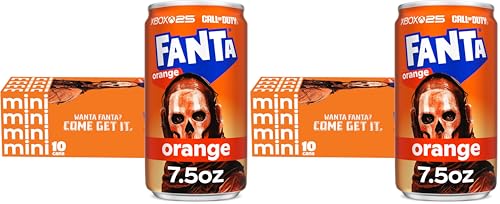 �️Fanta Orange Soda Fruit Flavored Soft Drink, 7.5 fl oz, 20 Pack