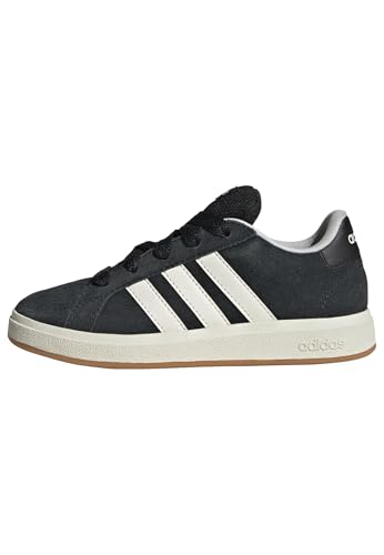 Adidas Unisex-Kids Grand Court 00s, Black/Off White/Gum, 3