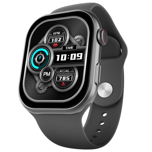 Fire-Boltt Brillia Smart Watch 2.02” Super AMOLED Display, Bluetooth Calling, SpO2, Heart Rate Monitor, 120+ Sports Modes, Fitness Tracker, Voice Assi