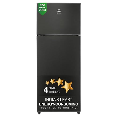 Godrej Edge 244 L 4 Star With 95%+ Food Surface Disinfection with Nano Shield Technology Inverter Frost Free Double Door Refrigerator (RT EONVALOR 280