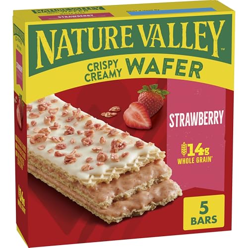 Crispy Creamy Wafer Bars Strawberry Whole Grain 5 Bars 65 Oz