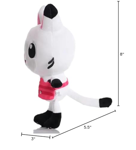 Cute Plush Toys Collection, 7-8 inch Soft and Cuddly Stuffed Purr-ific Plush Toys for Kids Ages 3 and up, Great Gift for Birthdays and Special Occasions (Pandy Paws)